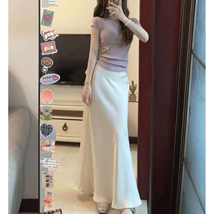 女装 夏装 韩系女搭配一整套多巴胺流行御姐气质女神范裙子两件套装