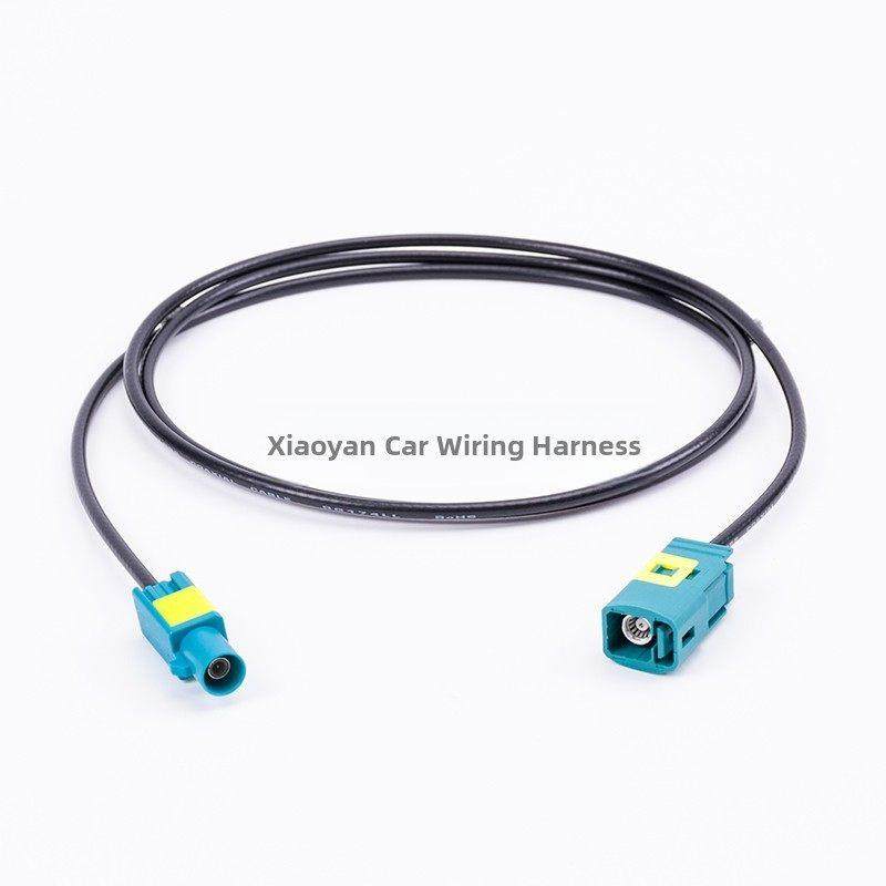 FAKRASMB-C-K1.5水蓝色汽车连接器射频线FAKRA直母转直公RG174线,电子元器件市场,连接线/转接线/延长线/数据线,淘宝优惠券,粉丝福利购,淘宝优惠卷