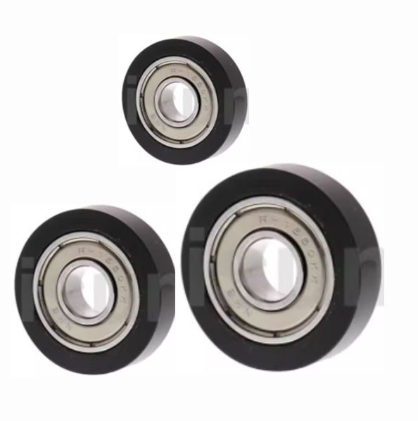 替代圆带轮ENU51/ENU52/ENU61/71/圆皮带用惰轮/窄幅型外螺纹轴承