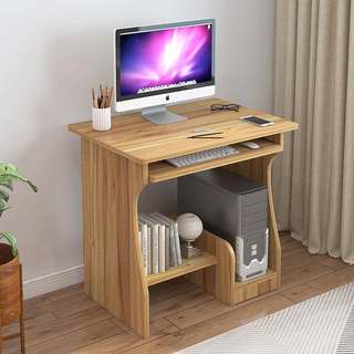 全实木书房书桌电脑桌靠墙一字长桌双人原木长条桌写字台现代简约