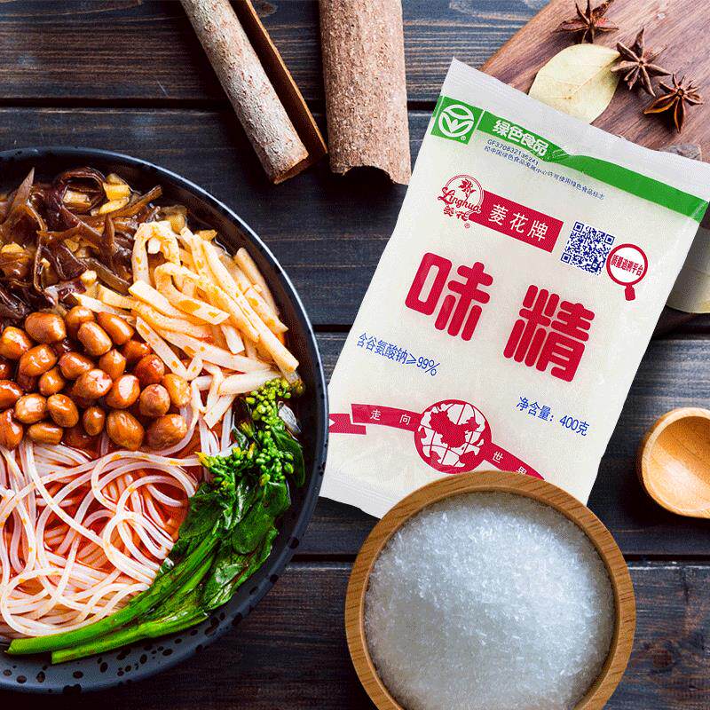 特鲜味精菱花400g/2.5kg大袋装餐饮商用无盐酿造大包替代鸡精