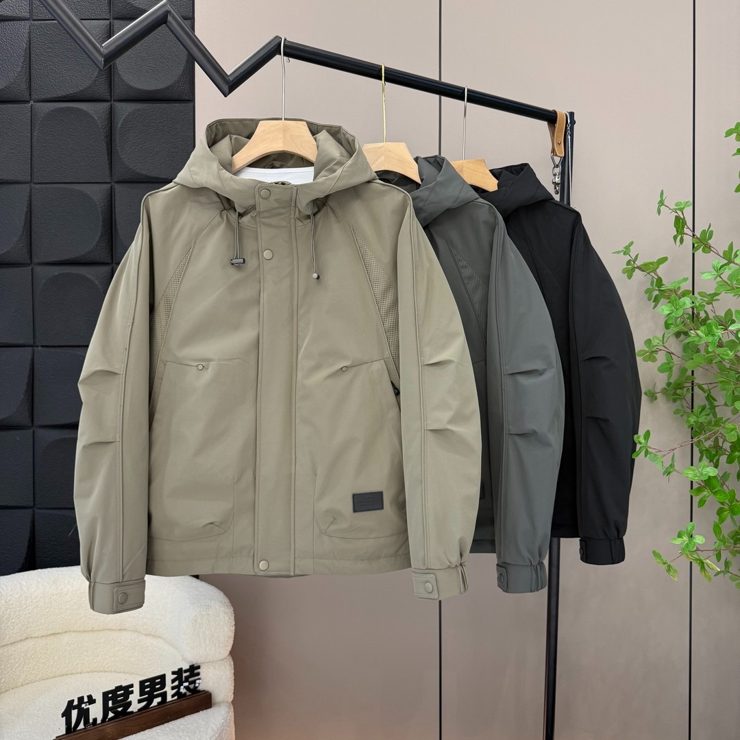 2025秋冬新款潮牌休闲简约夹克