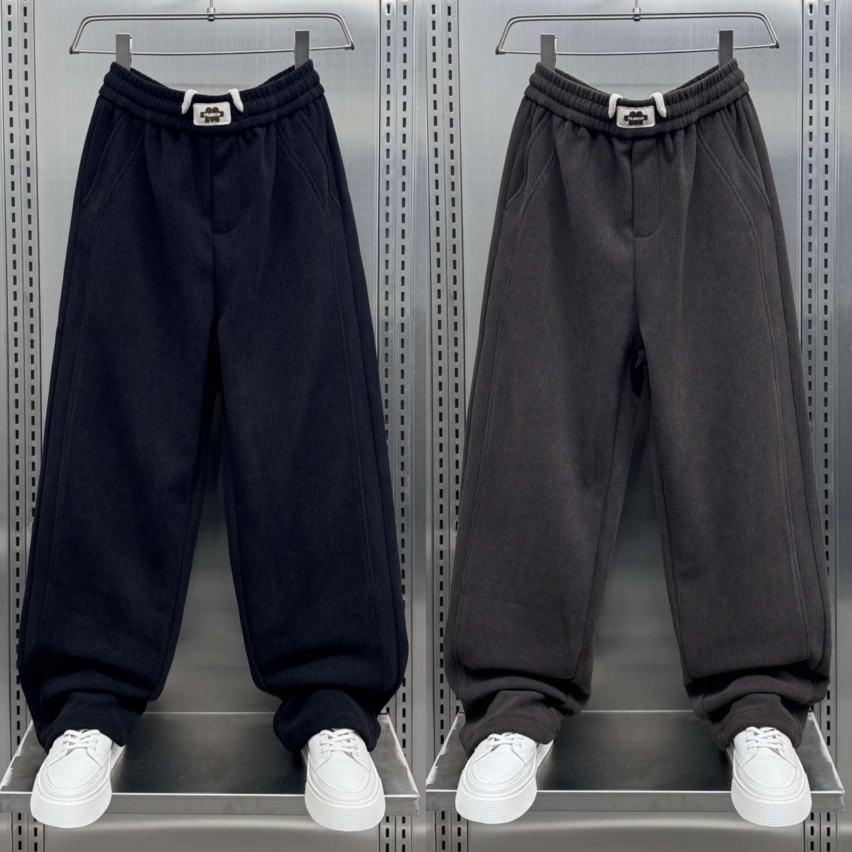 卫裤男秋冬新款2025潮牌宽松直筒