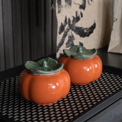 新中式样板间装饰品高级感茶具组合茶室书房书架创意客厅玄关摆件