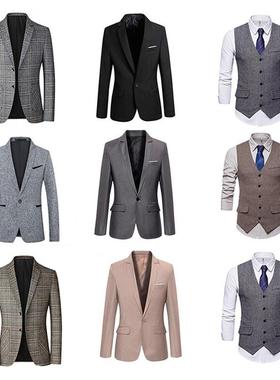 样板间衣帽间道具衣服陈列摆件衣柜软装饰品男士黑色西服外套套装