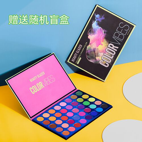 平价辣妹眼影盘beautyglazed40色
