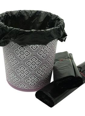 黑色36X42X60挎包背心式背心塑料加厚家庭办公环保垃圾袋发票