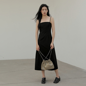 AIRIQI奥莱女装 吊带裙都市简约显瘦大气度假连衣裙AF41LQ231