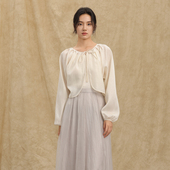 AIRIQI奥莱女装 上衣AH42WT489 外套都市极简气质短款 新中式 薄款