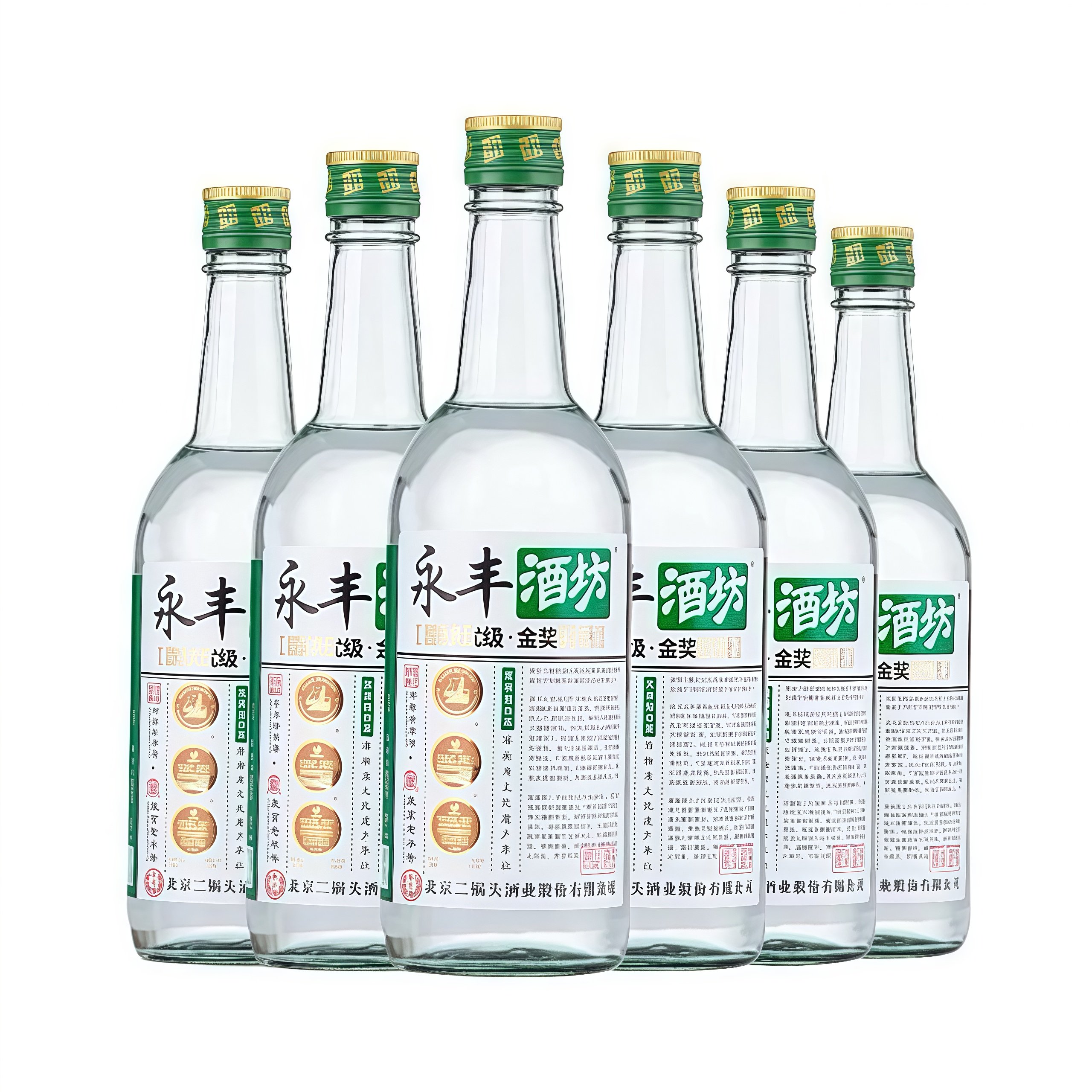 永丰牌北京二锅头永丰酒坊金奖国标优级浓香型白酒46度500ml/瓶装图片