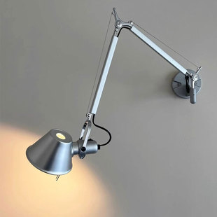 意大利设计师可伸缩摇臂床头灯工业风复古客厅餐厅咖啡厅长臂壁灯