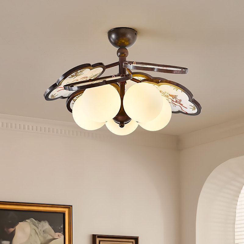 灯提督卧室吸顶灯禅意新中式房间宋代美学灯具珐琅彩中古风主卧灯,家装灯饰光源,客厅吸顶灯,淘宝优惠券,粉丝福利购,淘宝优惠卷