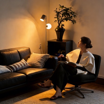 金属包豪斯Denmark丹麦设计落地灯可调节阅读灯氛围灯客厅卧室灯