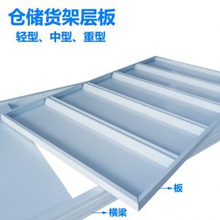 储物架 中型仓库层板落地家用轻型仓储货架金属置物架阳台加层服装