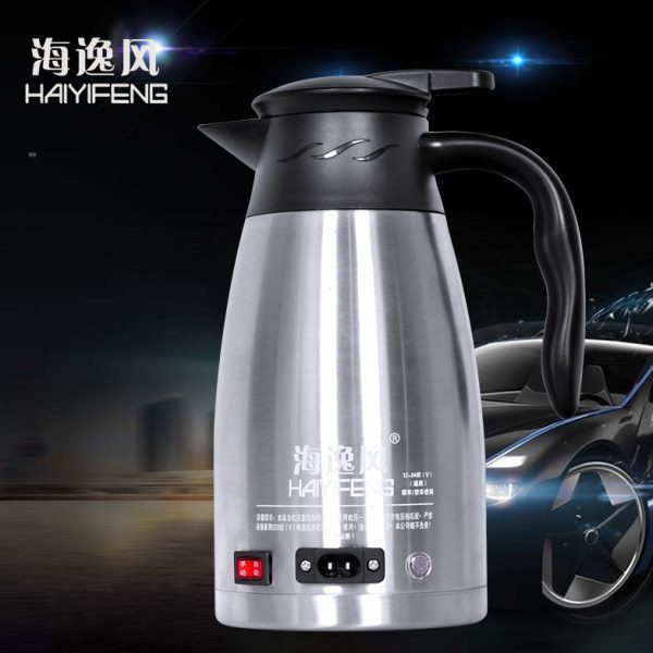车载烧水壶热水器饮水机12v24v通用电热水壶大货车烧开水专用汽车
