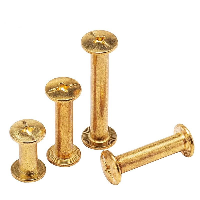 镀镍/304子母对锁螺钉相册对接账本螺丝对锁螺丝装订螺钉扣D3D4D5