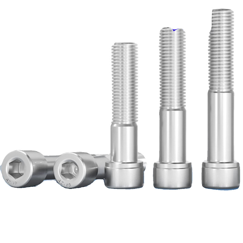 。304不锈钢半牙内六角螺丝杯头螺栓M4M5-M12加长圆柱头内六方螺