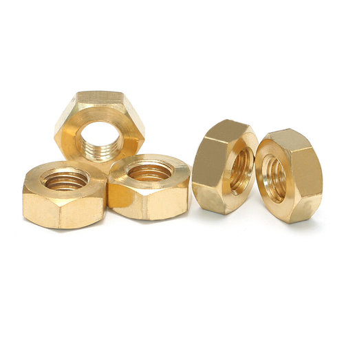 。铜六角螺母铜螺帽螺丝帽螺丝母M1.4M1.6M2M3M4M5M6M8M10M12M16M