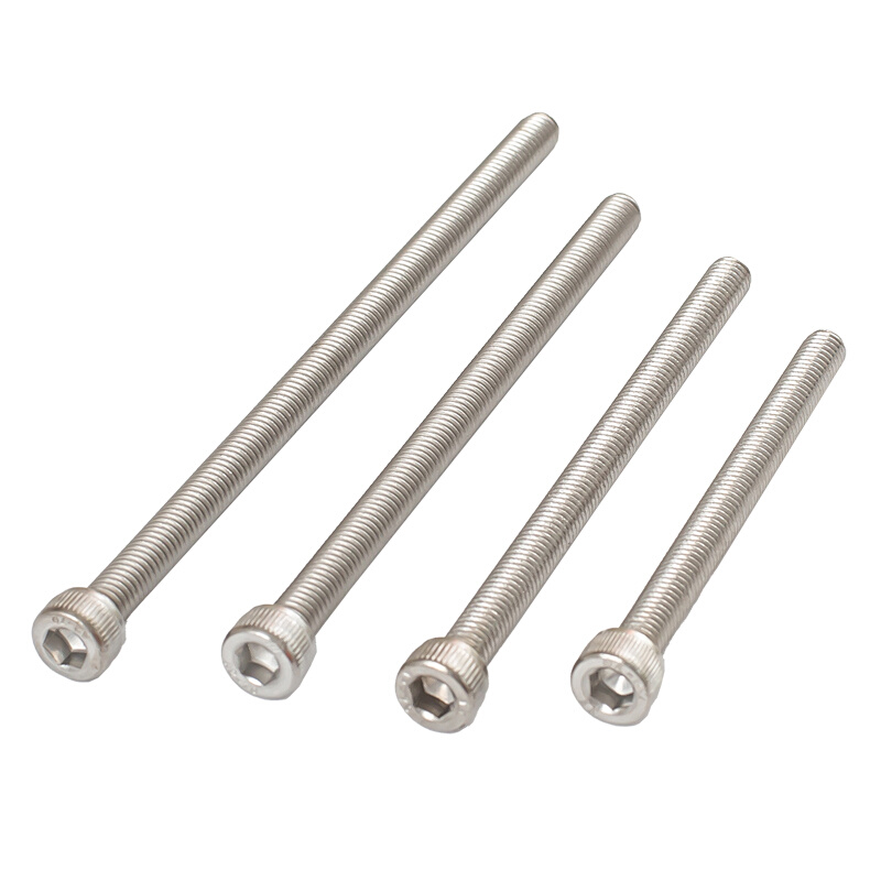 。304不锈钢加长特长内六角螺丝钉圆柱头杯头螺钉M3M4M5M6M8M10mm