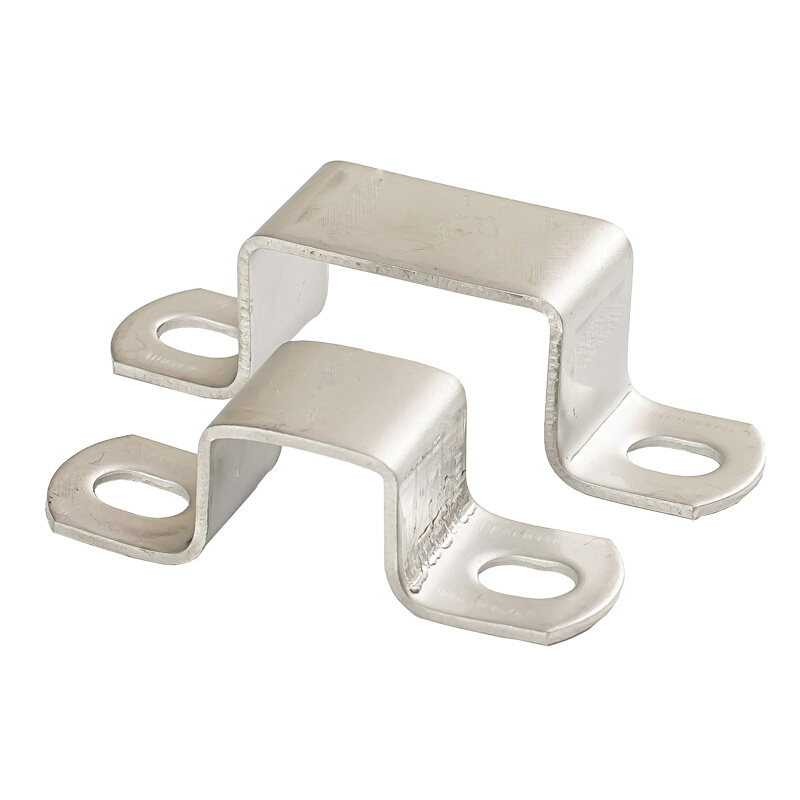 。不锈钢304方卡方形卡方管卡扣骑马卡抱箍欧姆直角支架卡箍u型管