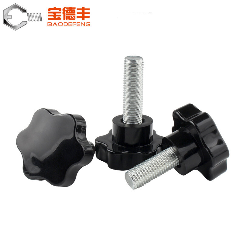 。梅花手柄螺丝手拧螺栓胶木旋钮把手六星螺丝M4M15M6M8M10M12-M1,农用物资,苗木固定器/支撑器,淘宝优惠券,粉丝福利购,淘宝优惠卷