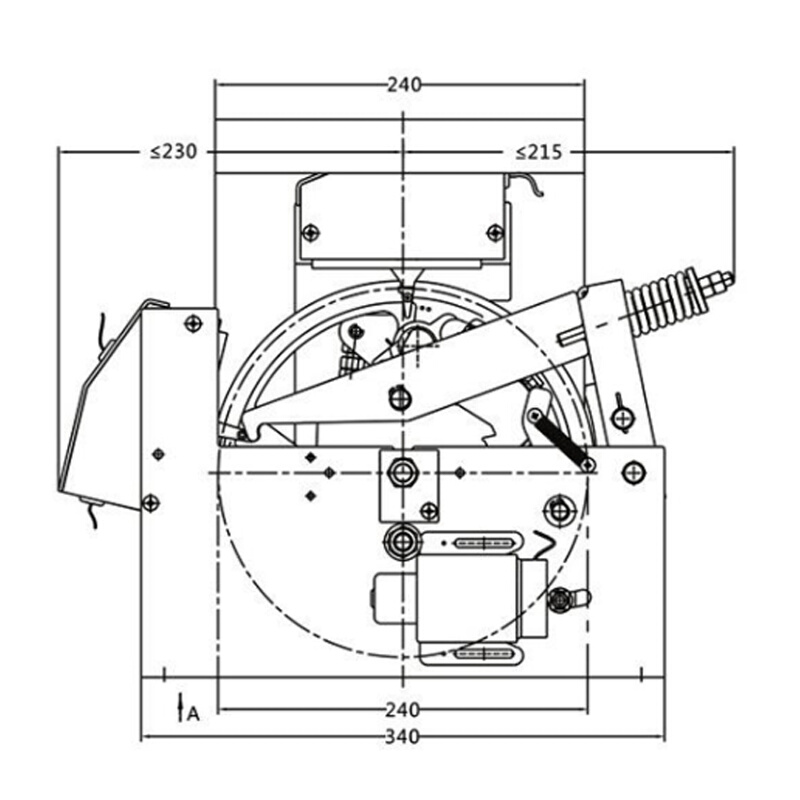 。正品电梯限速器 宁波奥德普限速器 OX-240E夹绳器钢丝绳8电梯配