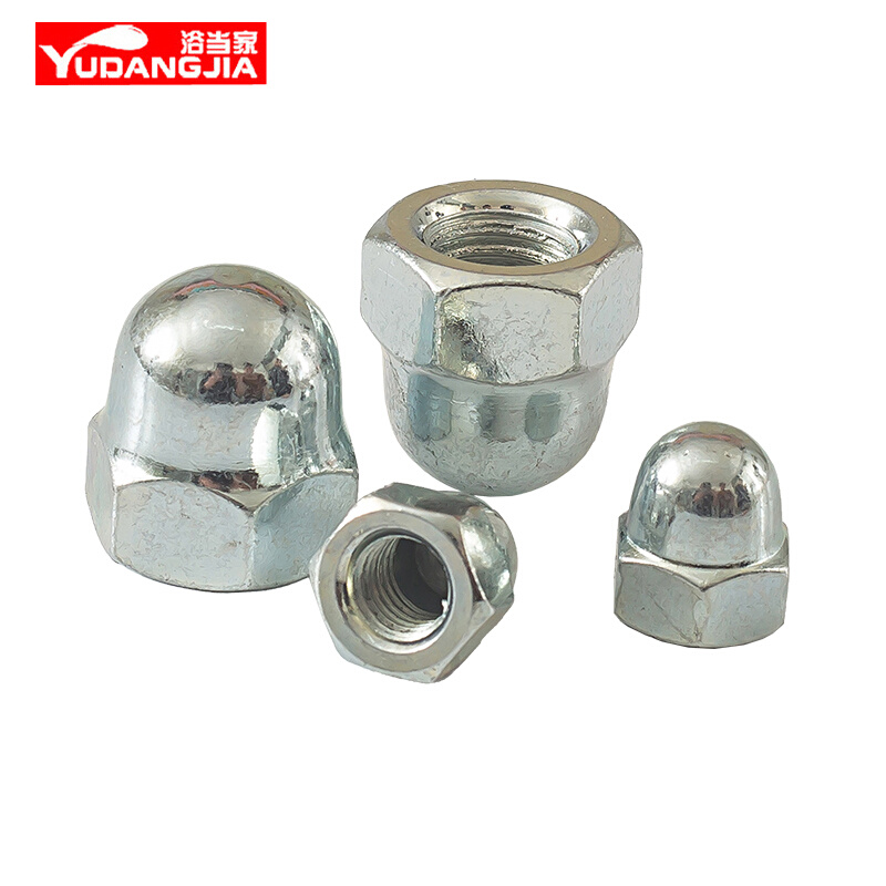 。镀锌盖形螺母 盖帽装饰螺帽 圆头螺丝母 盖型螺母 M4M6M10M16M2