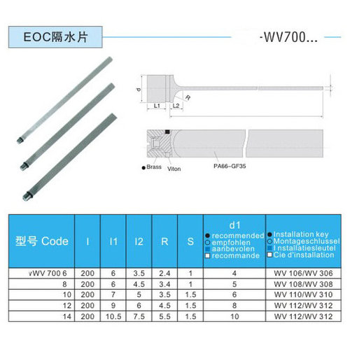 。供应DME美制隔水片WV700 -6-8-10-12 带胶圈隔水片 运水片 挡水