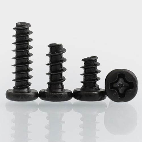 黑色PB圆头平尾自攻螺丝螺钉十字盘头M4M3*4x5x6x8x10x12x16mm