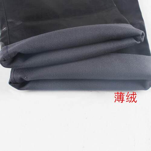 加厚绒男皮裤加绒加厚防油防水工作裤高腰宽松防冻PU保暖劳保皮裤