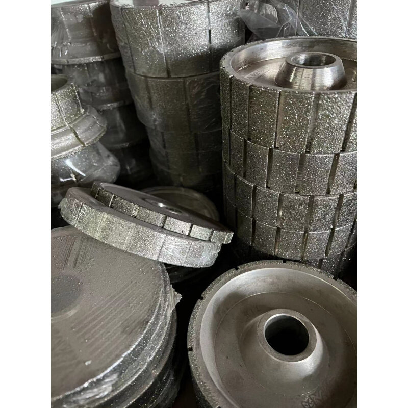 。平轮金刚石电镀磨轮 石材磨边轮140MM 大理石电镀磨轮石材开槽