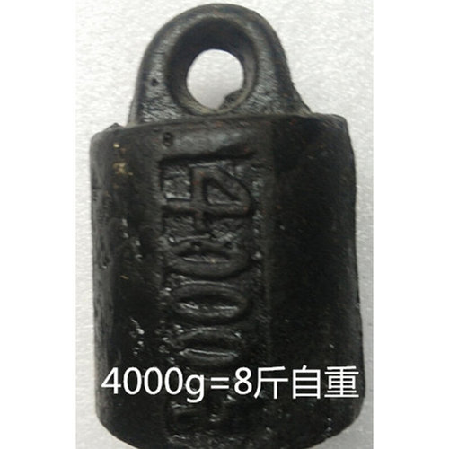 。包邮促销铸铁木杆秤砣勾称砣带孔增砣老式手提秤吊拖穿绳砝码生