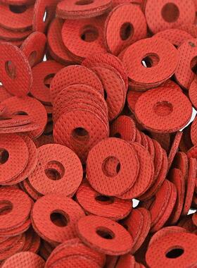 红色卡巴纸红钢纸绝缘垫片快巴纸垫圈M2.5M3M4M6M8M10M12M14M16