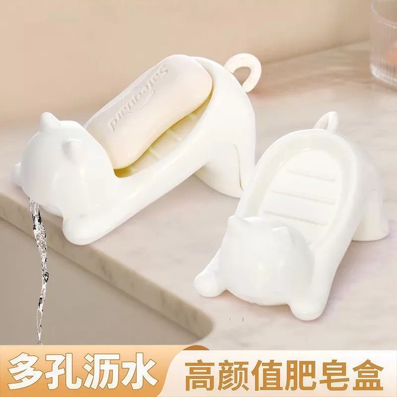 肥皂盒猫咪沥水新创意高颜值