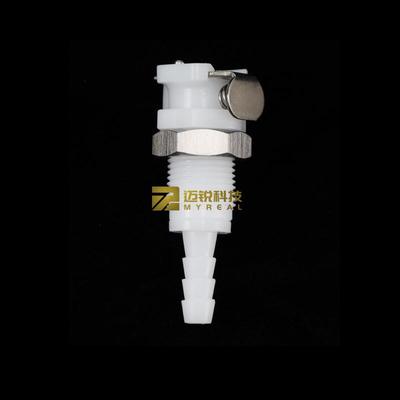 CPC塑料快速插拔接头排水阀3/16截止母接头螺纹穿板母端QC3316