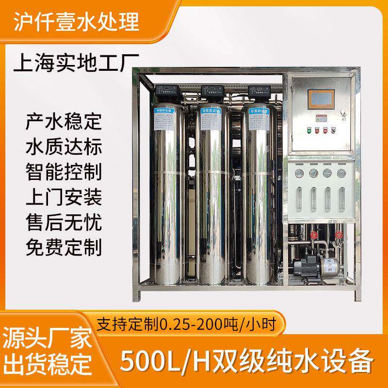 1000L反渗透设备工业商用大流量净水器RO双级反纯水纯水机