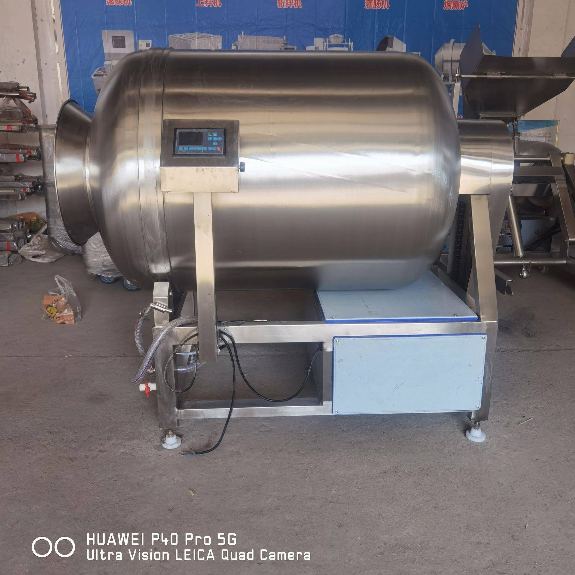 奥尔良鸡翅鸭翅腌制滚揉机包子馅料真空变频滚揉机