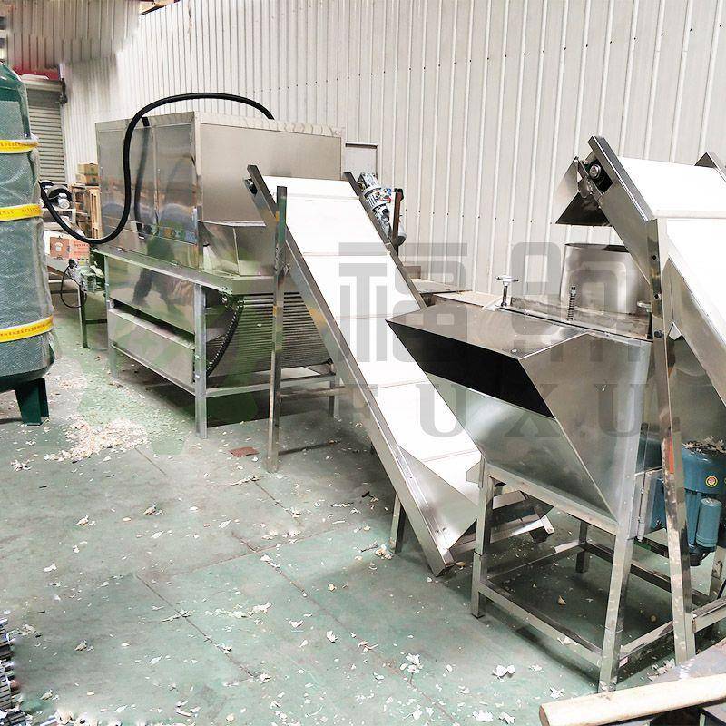 气动无损伤福煦商用大产量链式大蒜脱皮机剥蒜机1000-4000KG