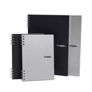 日本kokuyo国誉笔记本campus加厚商务办公记录记事本A5磨砂珠光封面线圈本简约学生用方格横线本A6网格小本子