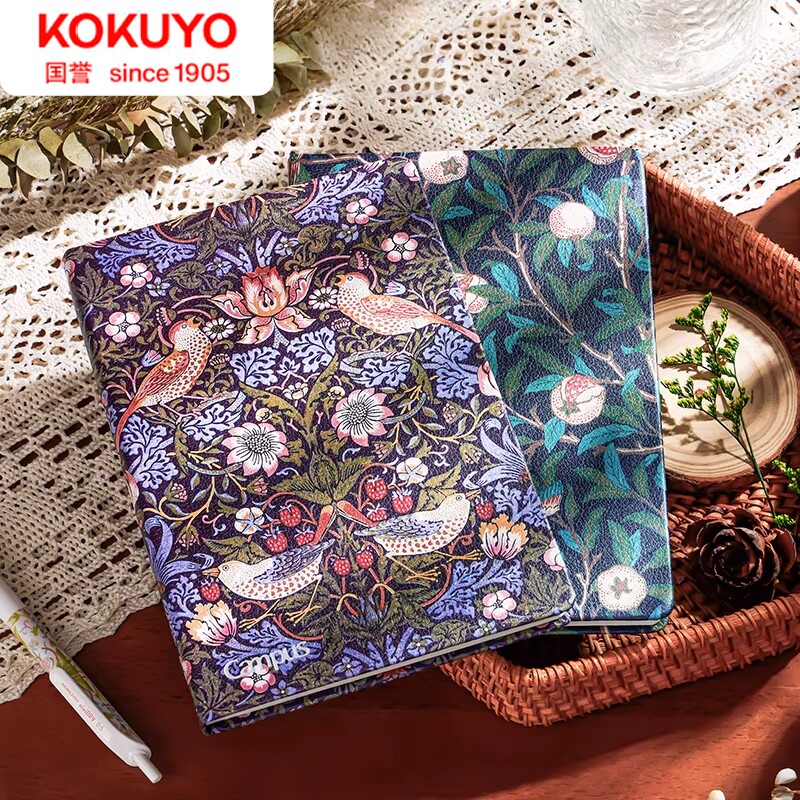 日本kokuyo国誉VA博物馆联名硬面本加厚Campus笔记本本子商务办公硬壳记事本大容量高颜值复古配色横线日记本