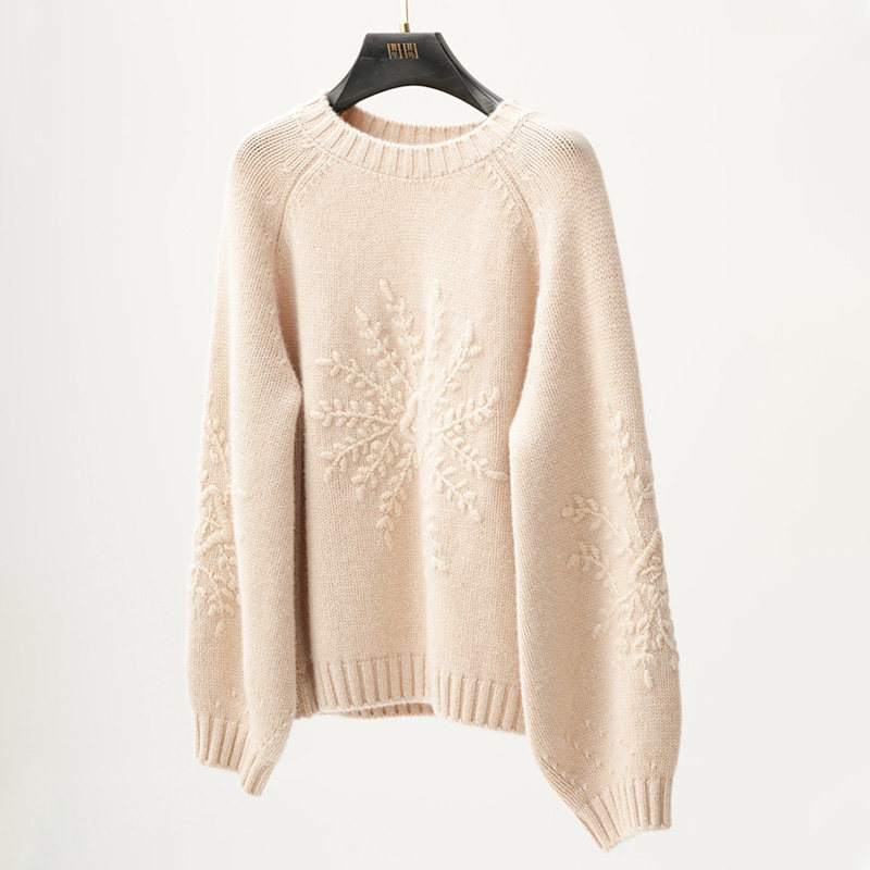 门里门外青绒/白色灯笼袖羊绒套衫25S95302,女装/女士精品,羊绒衫,淘宝优惠券,粉丝福利购,淘宝优惠卷