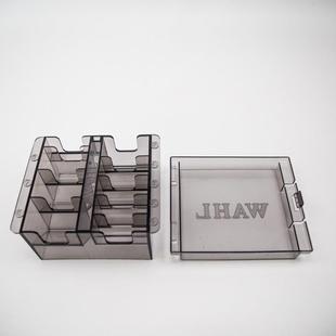 华尔电推剪配件宠物店剪刀收纳盒子刀头储物盒卡尺套电推子限位梳