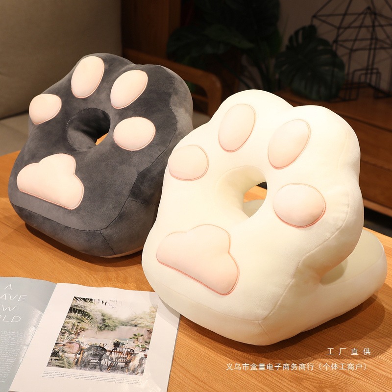 猫爪午睡枕办公室午睡小学生午休趴枕桌上儿童趴睡枕睡觉抱枕日用