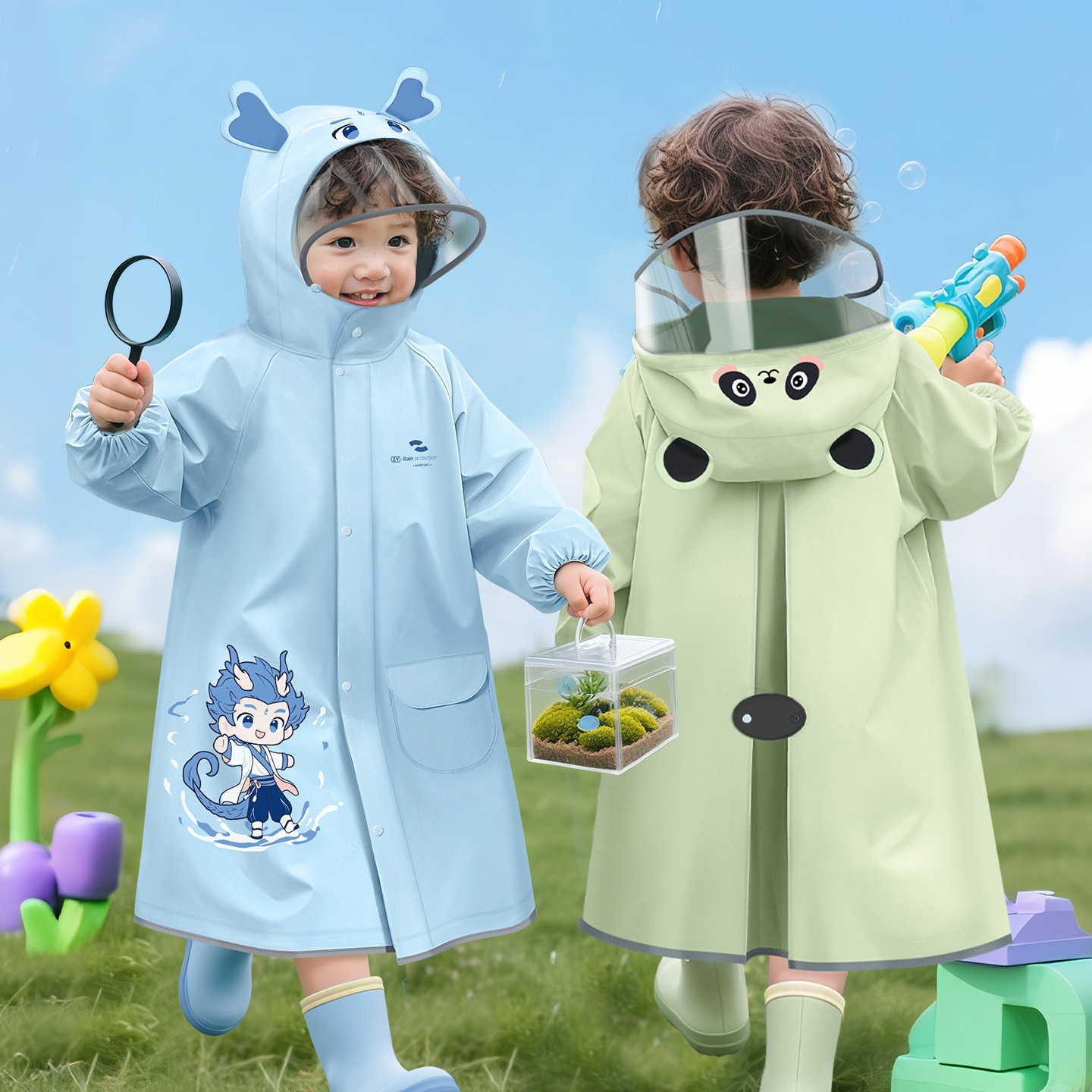 儿童雨衣男孩女孩幼儿园专用2岁宝宝小学生上学专用男童2025新款