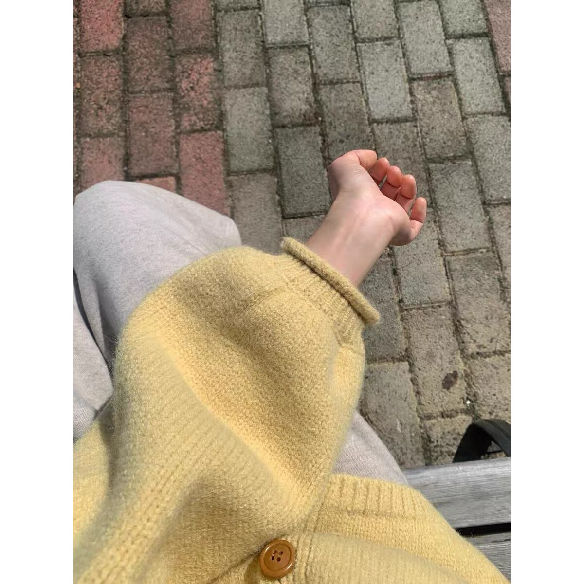 韩系穿搭针织开衫外套上衣女感慵懒风春秋小个子开春外搭毛衣