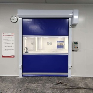 pvc快速门工厂无尘车间不锈钢卷闸门车库电动卷帘门电动门伸缩E18