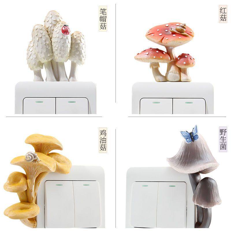 3d立体创意树脂鲜花卉开关贴装饰遮丑墙贴客厅卧室插座墙壁保护套,家居饰品,开关贴,淘宝优惠券,粉丝福利购,淘宝优惠卷