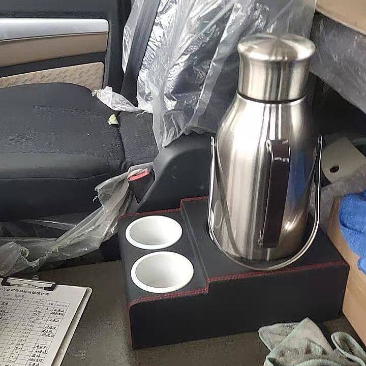 车载热水壶保温壶水杯茶瓶固定架货车暖壶架汽车后备箱暖瓶底座