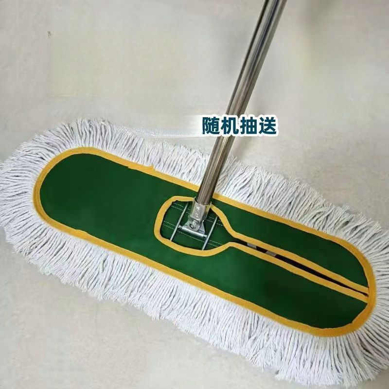 平板拖把家用大号尘推纯棉干湿两用懒人拖把一拖净工厂酒店写字楼