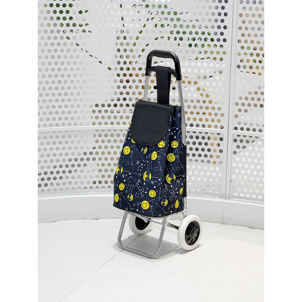 便携折叠手推车帆布袋老人超市购物拉杆包买菜小拉车家用拖车